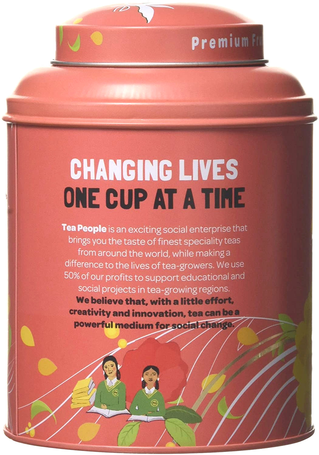 Tea People Tin Caddy - 125g (Various colours)