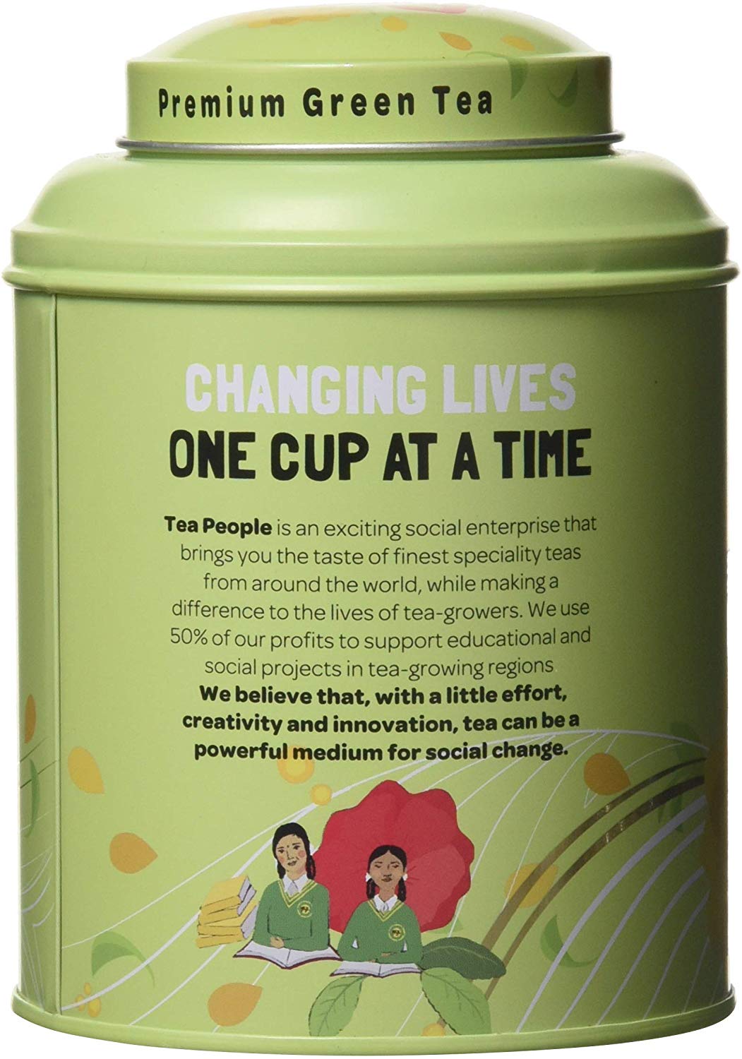 Tea People Tin Caddy - 125g (Various colours)