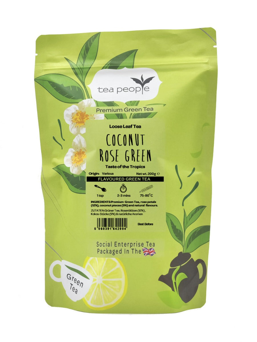 Coconut Rose Green - Loose Green Tea