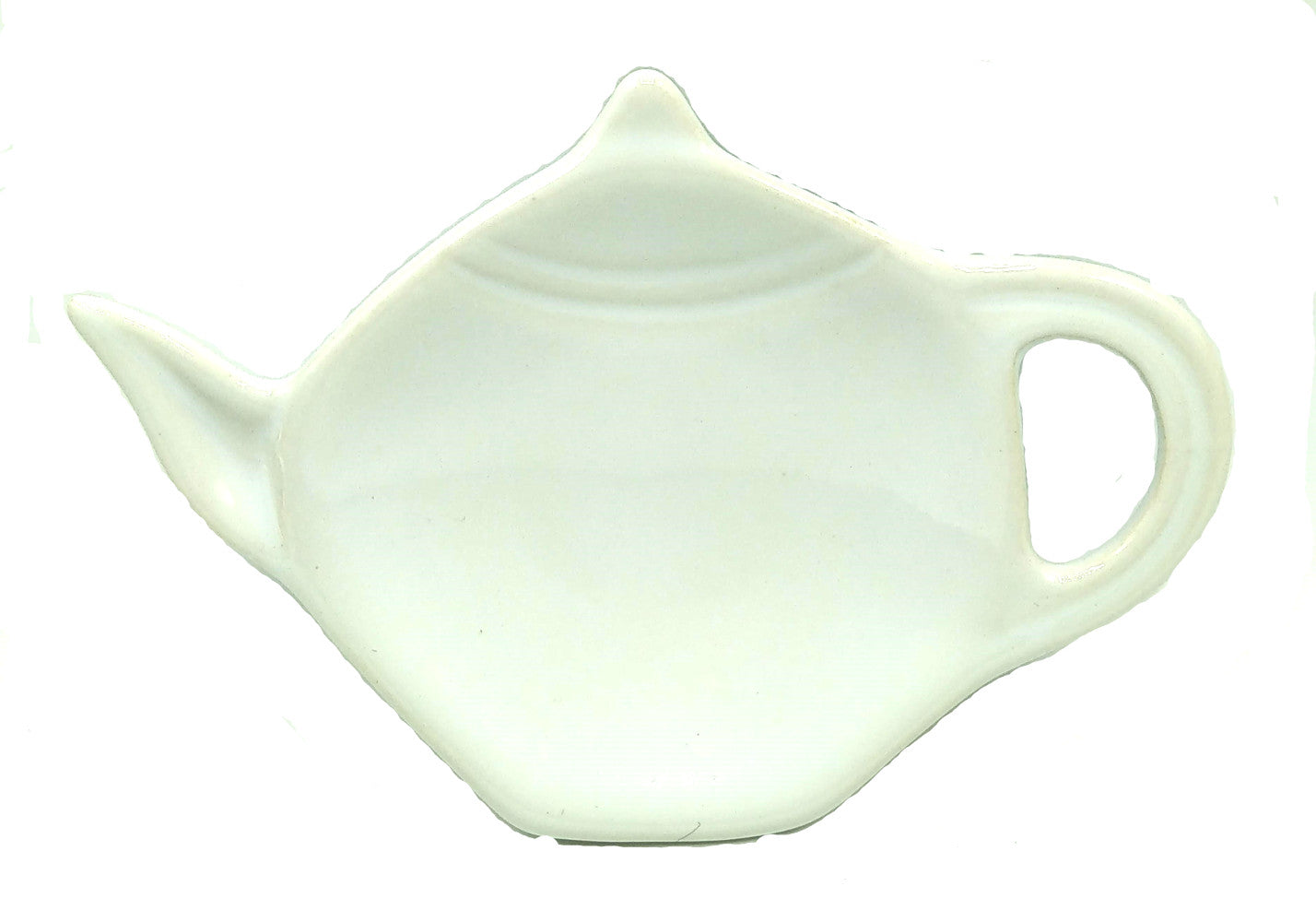 Ceramic Teabag Dish- White